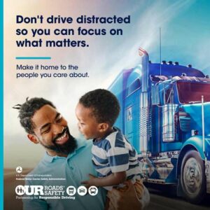 distracted driving campaign focus on what matters